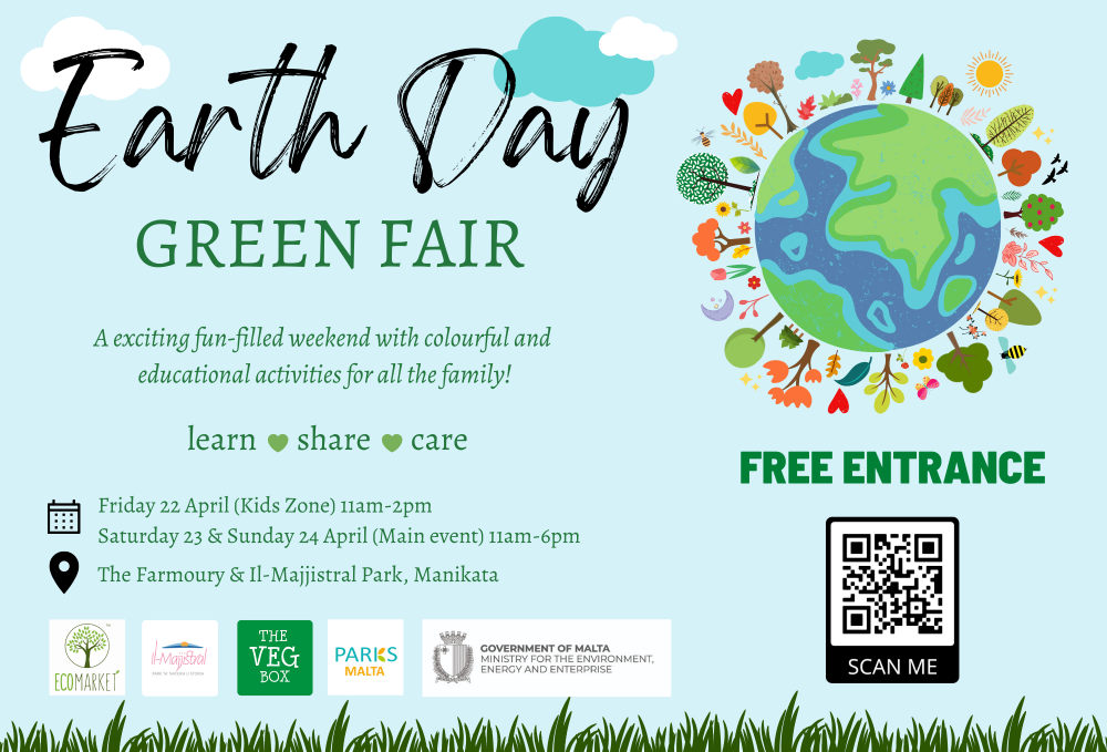 Malta’s first-ever Earth Day Green Fair celebrates International Earth Day